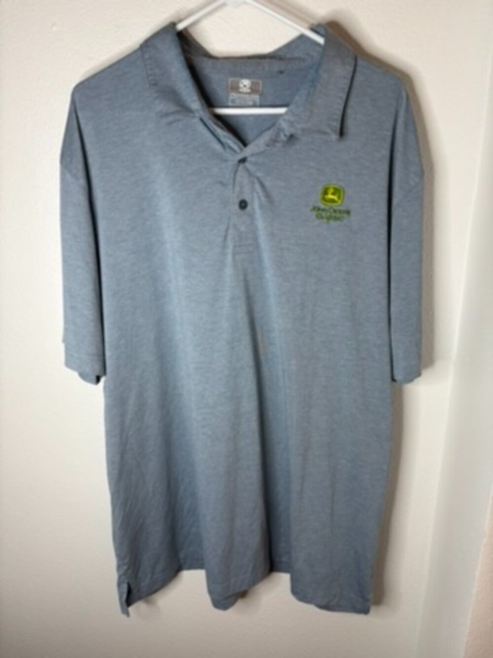 Men's John Deere Classic Blue Polo - XXL